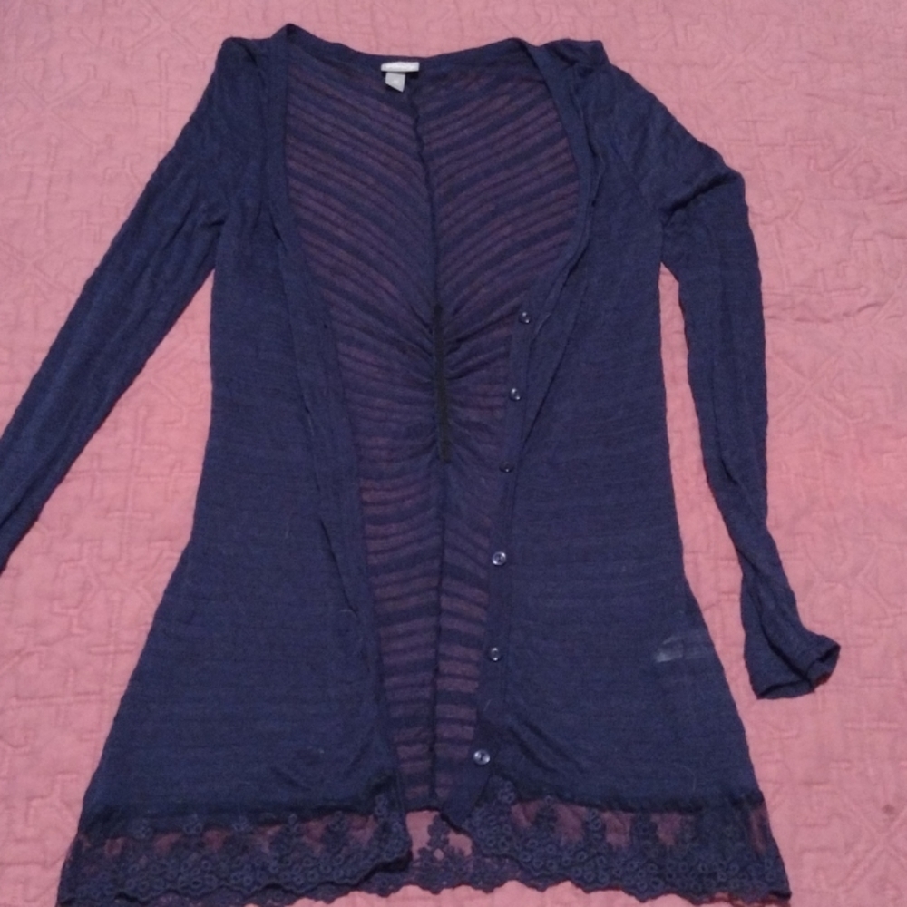 Long sheer vanity duster